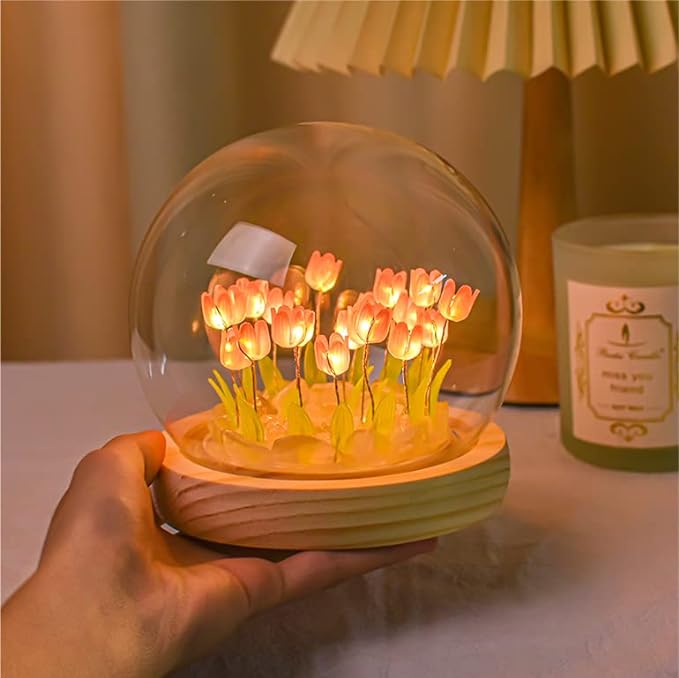 Handcrafted DIY Tulip Night Lamp