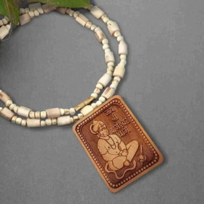 Bageshwar Dham Tulsi Mala (100% Original Tulsi beads) ( Buy 1 Get 1 Free )