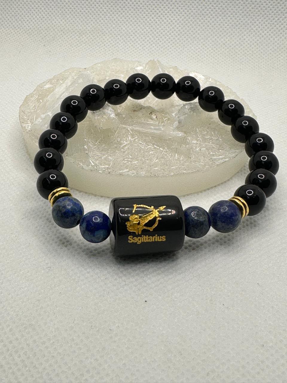 Sagittarius Zodiac Natural Gemstone Bracelet