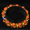 Rudraksha citrine crystal bracelet. The Key to Success and Happiness