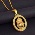 Khatu Shyam Ji  locket pendant Special Meenakari Face Rope Chain Pendant Locket Jewelry For Unsiex