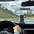 Ram Lalla Idol Miniature Sculpture Height 7 Inchs, Shri Ram Murti, Balak Ram Mandir Ayodhya Black 3D Printed UV Resin Statue for Home