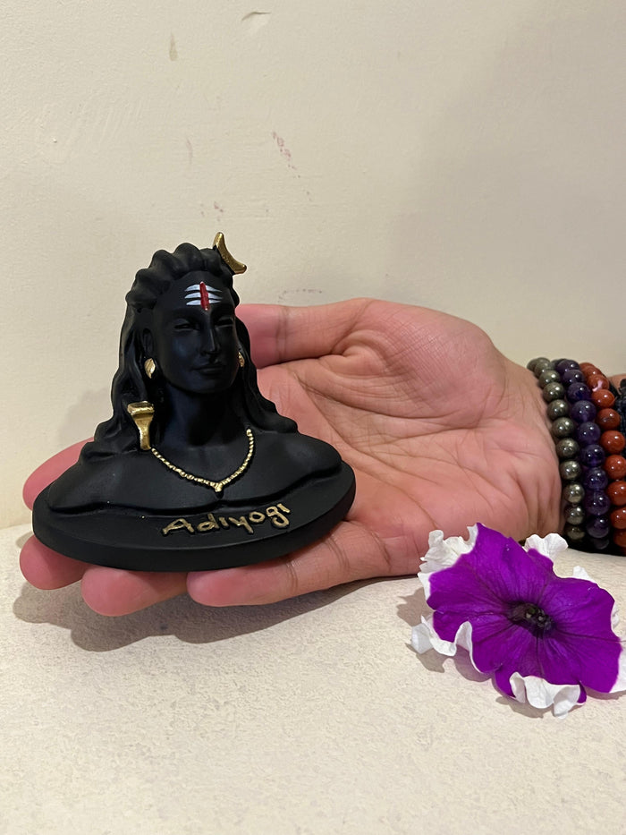 Adiyogi Shiv Ji Idol For Car Dashboard (2 x 5 x 8.5 inch)