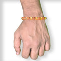 Rudraksha citrine crystal bracelet. The Key to Success and Happiness