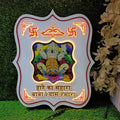 Shree Khatu Shyam LED Wall Frame Limited Stock SIZE-12*15 inches