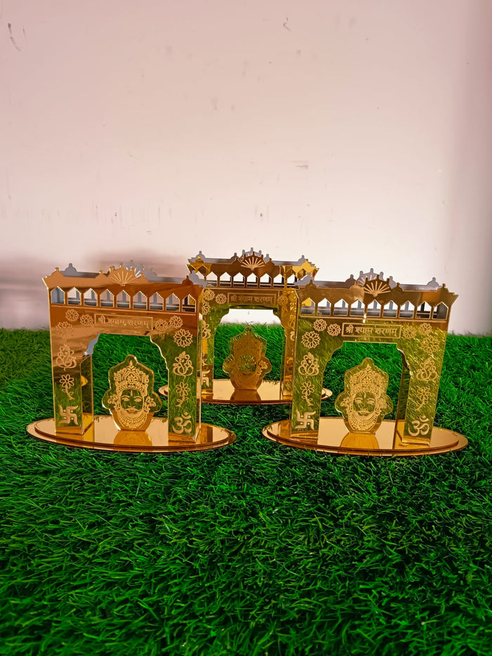 Buy 1 Get 1 Free Khatu Shaym Ji Mandir Toran Dwaar Car Dashboard, Mandir, Factory Mandir