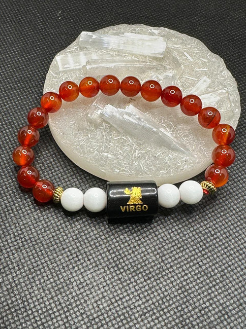 Virgo (Virgo Zodiac) Natural Gemstone Bracelet