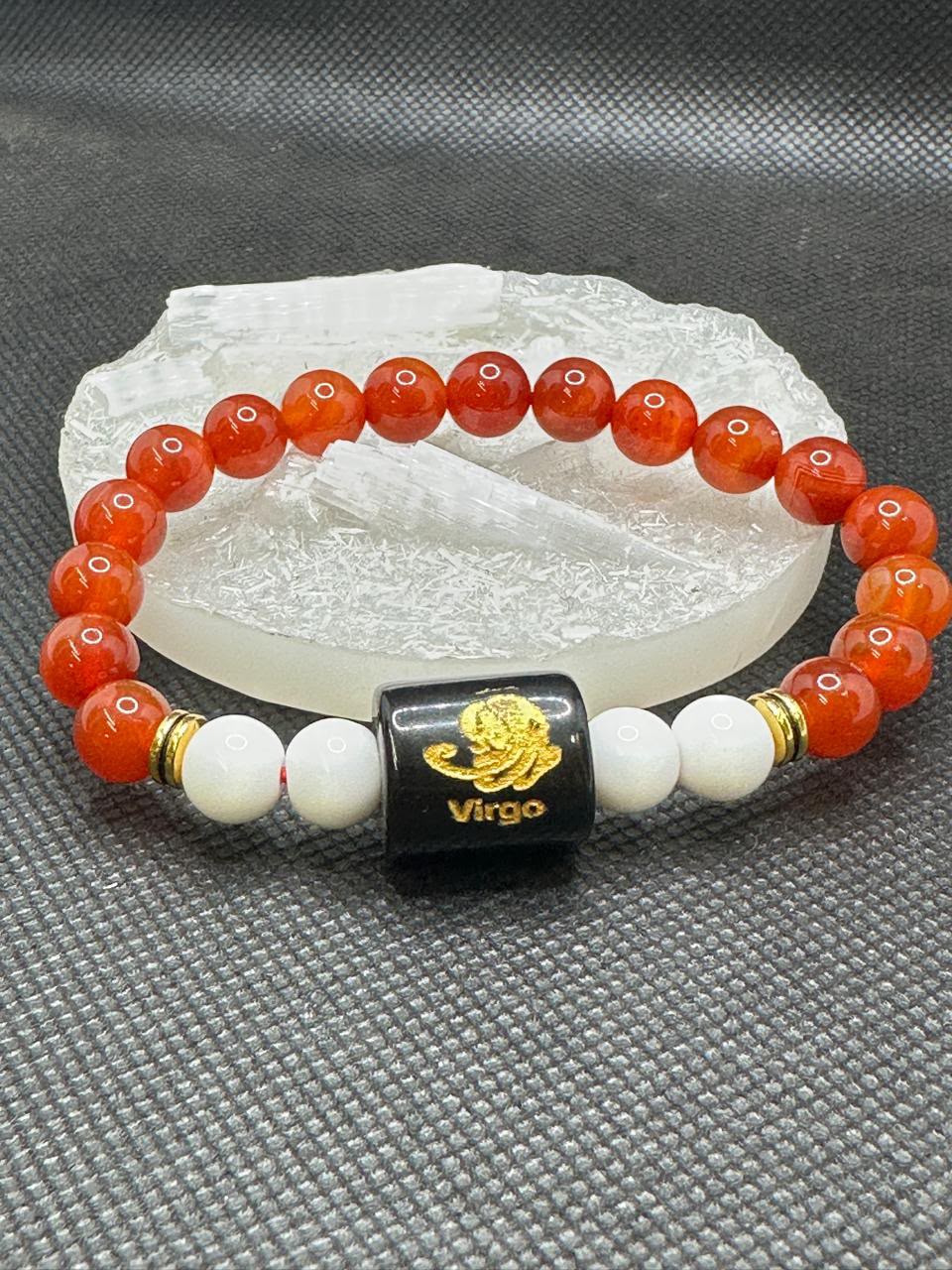 Virgo Zodiac Natural Gemstone Bracelet
