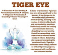 Tiger's Eye Bracelet for peace, courage, creativity and overcoming fear (Unisex)
