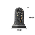 Ram Lalla Idol Miniature Sculpture Height 7 Inchs, Shri Ram Murti, Balak Ram Mandir Ayodhya Black 3D Printed UV Resin Statue for Home