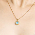 Evil Eye Pendant Necklace(Buy 1 Get 1 Free),Black Eye Energy Jewellery Gifts for Women