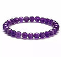 Amethyst Bracelet to brings calmness, reduces stress & anxiety, and gives spiritual success. (Unisex)